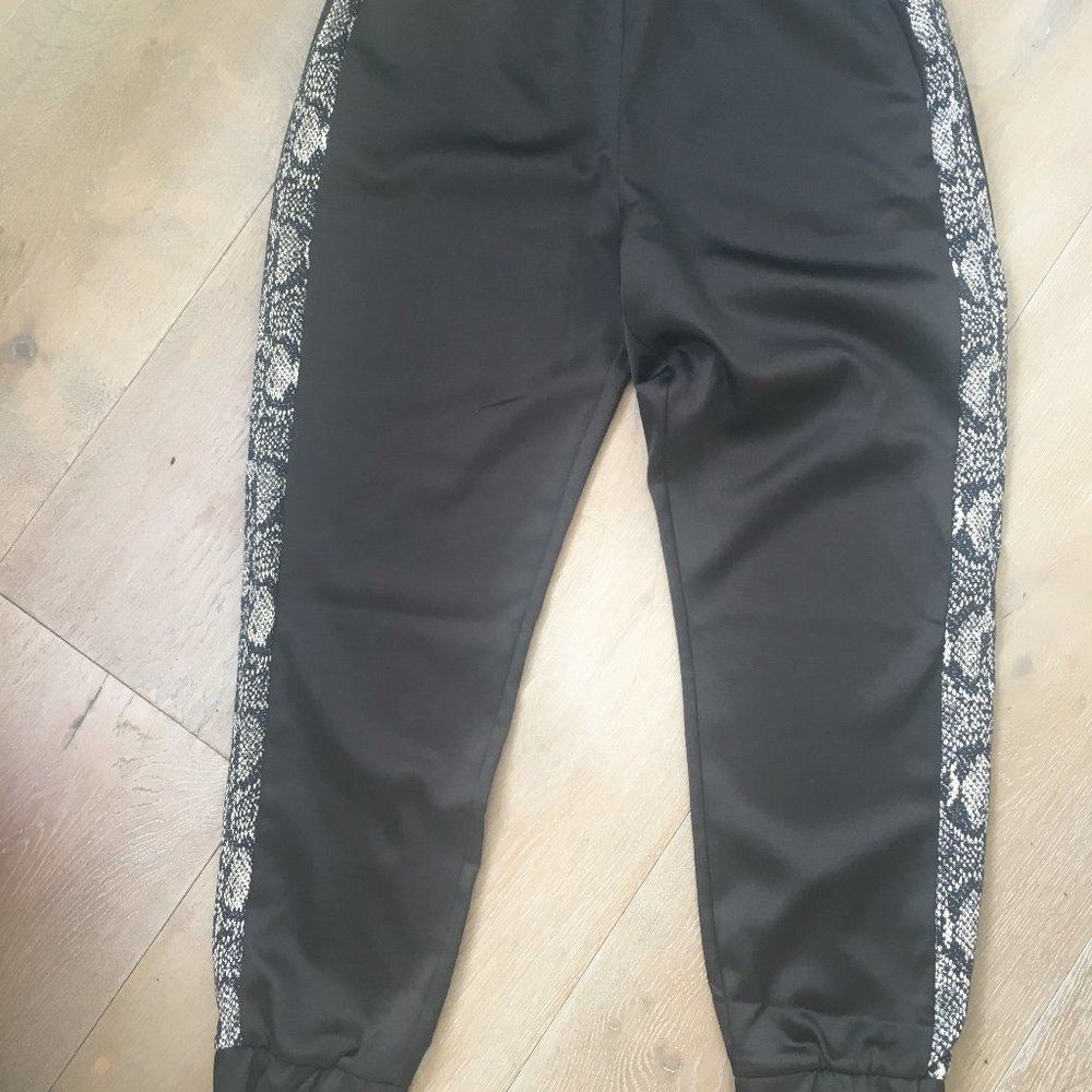 Shiny Black Pants